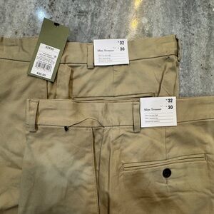 NWT 32x30 Good Fellas Khaki Slacks 2 Pair